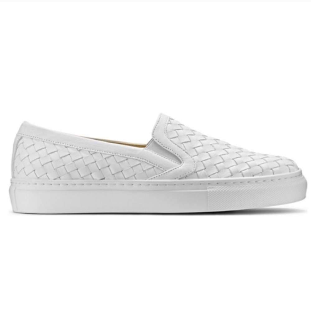 NIB M. Gemi The Cerchio Sneakers, White Nubuck